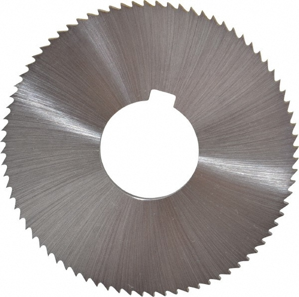 Controx 11600763170001 Slitting & Slotting Saw: 3" Dia, 1/8" Thick, 1" Arbor Hole, 80 Teeth, Cobalt 