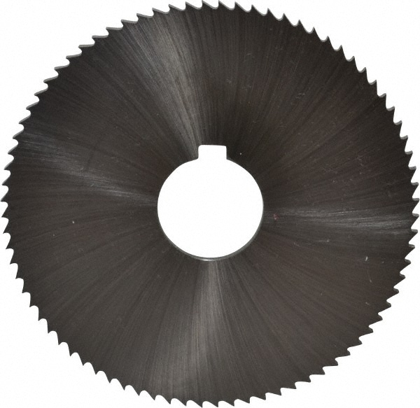 Controx 11601013170001 Slitting & Slotting Saw: 4" Dia, 1/8" Thick, 1" Arbor Hole, 80 Teeth, Cobalt Image