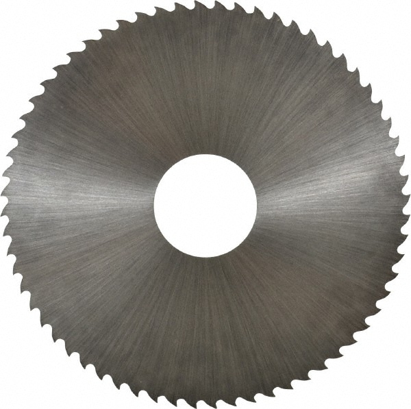 Controx 12601010500001 Slitting & Slotting Saw: 4" Dia, 0.02" Thick, 1" Arbor Hole, 64 Teeth, Cobalt 