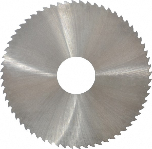 Controx 12601010630001 Slitting & Slotting Saw: 4" Dia, 0.025" Thick, 1" Arbor Hole, 64 Teeth, Cobalt 