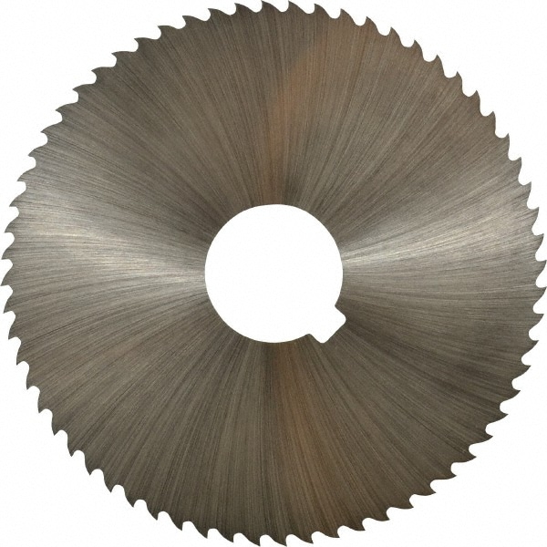 Controx 12601011190001 Slitting & Slotting Saw: 4" Dia, 0.0469" Thick, 1" Arbor Hole, 64 Teeth, Cobalt 