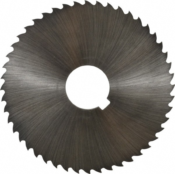 Controx 12601012380001 Slitting & Slotting Saw: 4" Dia, 0.0938" Thick, 1" Arbor Hole, 48 Teeth, Cobalt 