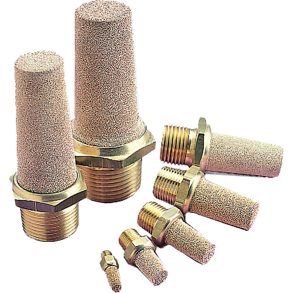 Pneumatic Exhaust Muffler: 1/4" NPT, 50 CFM