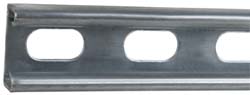 10' Long x 1-5/8" Wide x 13/16" High, 14 Gauge, Strip Steel, Half Slot Framing Channel & Strut