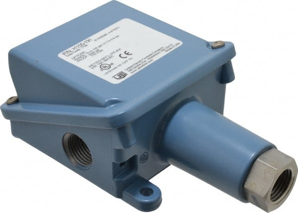 United Electric Controls H100-191 General Purpose Diaphragm Pressure Switch: 10 psi to 100 psi, 1/2" NPTF Thread 