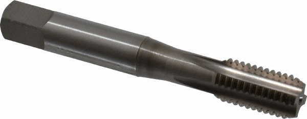 OSG 2495403 M10x1.50 Bottoming RH 6H D6 Nitride Vanadium High Speed Steel 4-Flute Straight Flute Machine Tap Image