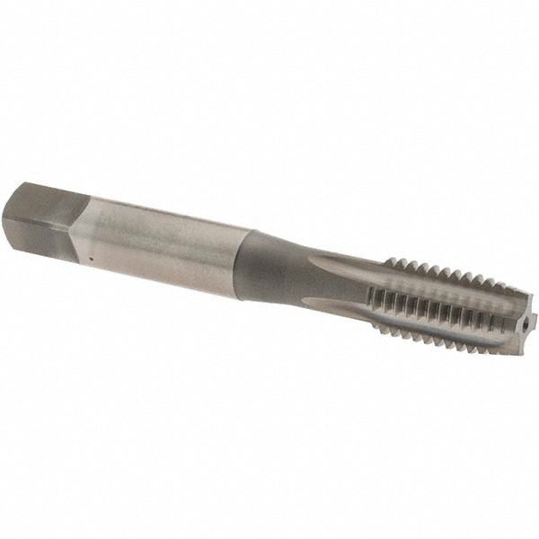 OSG 2411703 M10x1.50 Plug RH 6H D6 Nitride Vanadium High Speed Steel 4-Flute Straight Flute Machine Tap Image