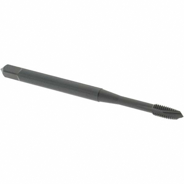 OSG 2890401 Spiral Point Tap: M3 x 0.5, Metric Coarse, 3 Flutes, Plug, 6H, Vanadium High Speed Steel, Oxide Finish Image