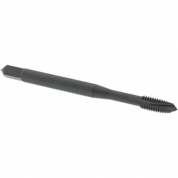 M3.5 x.60 D4 HIGH SPEED STEEL 2 FL TiN COATED SPIRAL POINT PLUG TAP