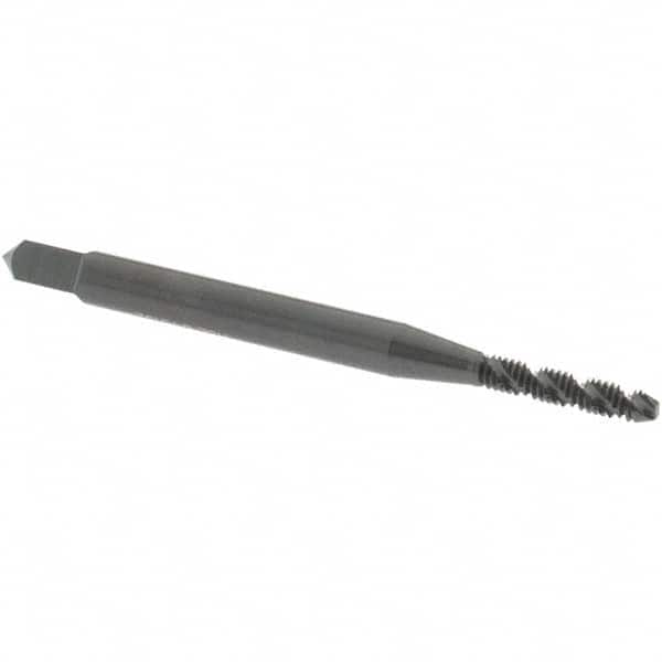 OSG 2905601 Spiral Flute Tap: #2-56, UNC, 2 Flute, Modified Bottoming, 2B Class of Fit, Vanadium High Speed Steel, Oxide Finish 