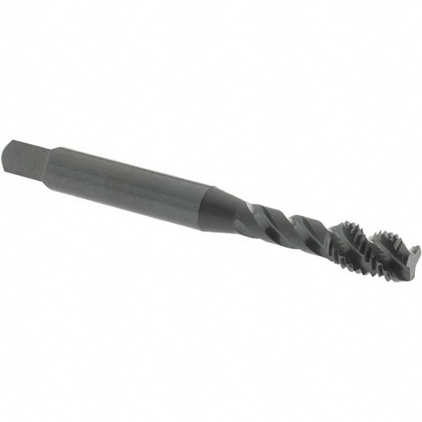 OSG 2930401 Spiral Flute Tap: 1/4-28, UNF, 3 Flute, Modified Bottoming, 3B Class of Fit, Vanadium High Speed Steel, Oxide Finish Image