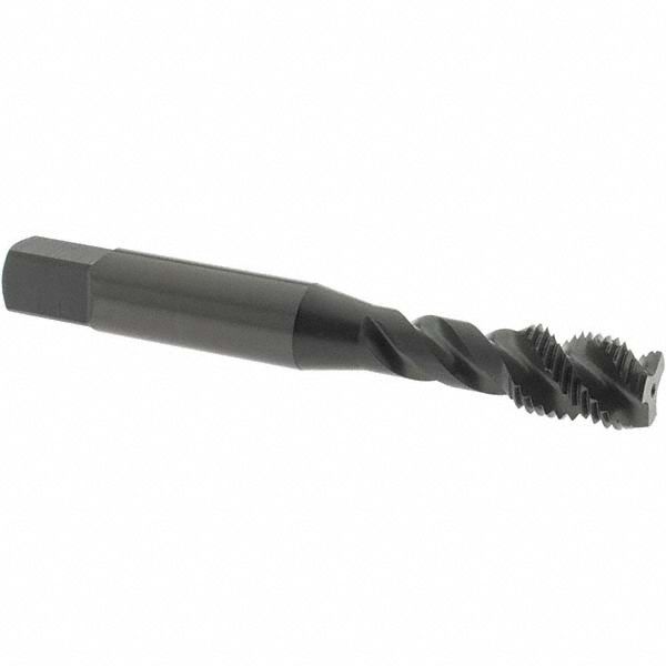 OSG 2936801 Spiral Flute Tap: 3/8-24, UNF, 3 Flute, Modified Bottoming, 2B Class of Fit, Vanadium High Speed Steel, Oxide Finish Image