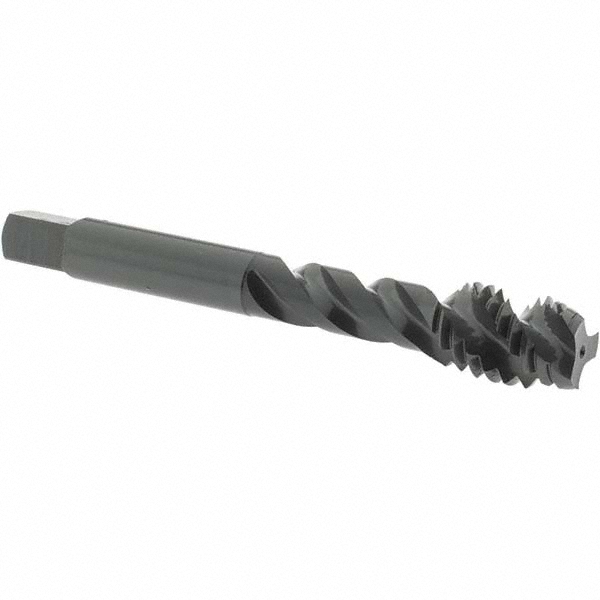 OSG 2932001 Spiral Flute Tap: 7/16-14, UNC, 3 Flute, Modified Bottoming, Vanadium High Speed Steel, Oxide Finish Image