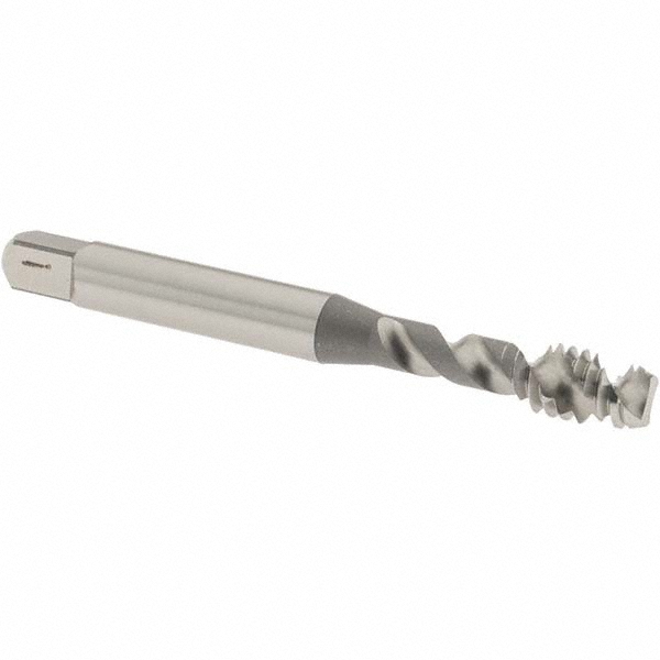 OSG 2955000 Spiral Flute Tap: 1/4-20, UNC, 2 Flute, Modified Bottoming, 3B Class of Fit, Vanadium High Speed Steel, Bright/Uncoated Image