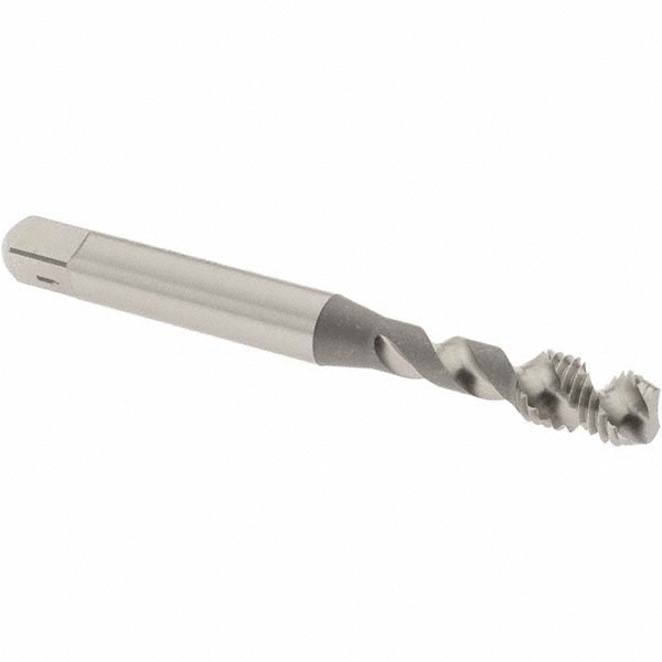 OSG 2955600 Spiral Flute Tap: 1/4-28, UNF, 2 Flute, Modified Bottoming, 3B Class of Fit, Vanadium High Speed Steel, Bright/Uncoated Image