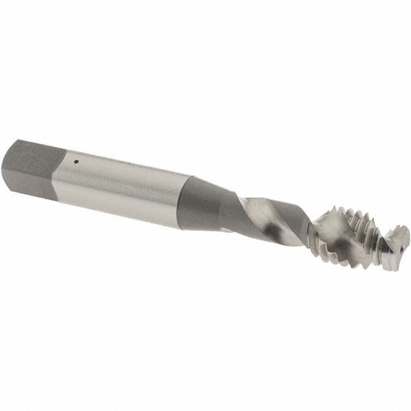 OSG 2957400 Spiral Flute Tap: 3/8-16, UNC, 2 Flute, Modified Bottoming, 3B Class of Fit, Vanadium High Speed Steel, Bright/Uncoated Image