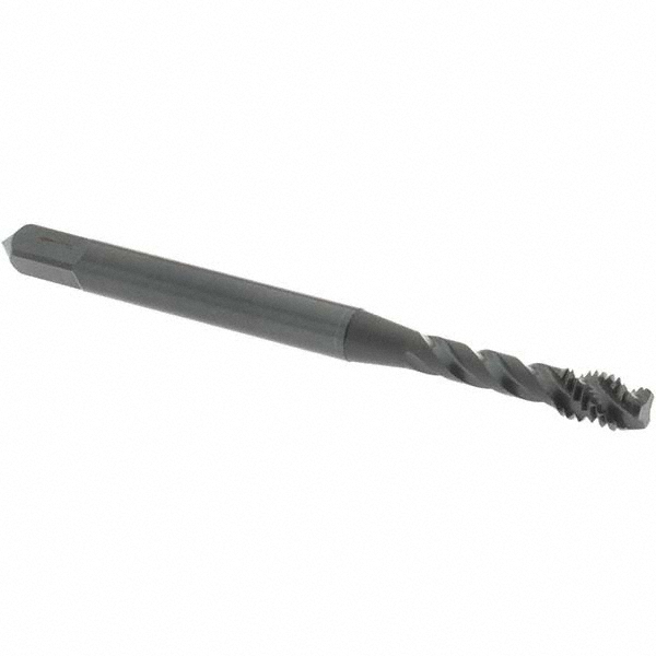 OSG 2990601 Spiral Flute Tap: M4 x 0.70, Metric Coarse, 3 Flute, Modified Bottoming, 6H Class of Fit, Vanadium High Speed Steel, Oxide Finish Image