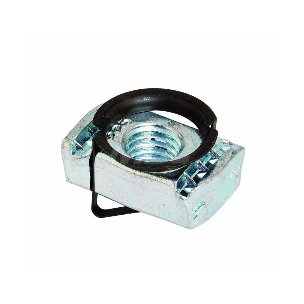 Cooper BLine Steel 3/816" Rod, Zinc Dichromate Steel Cone Strut Nut