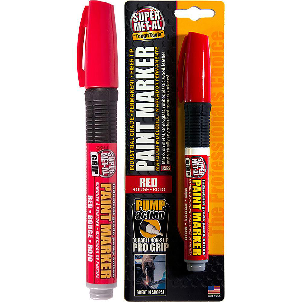 Super MetAl Paint Pen Red MSC Direct