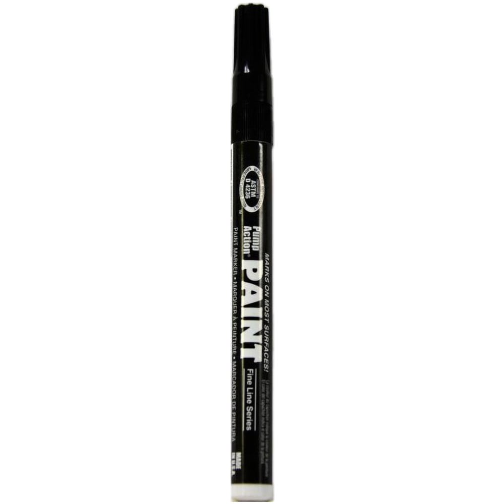 Super Met-Al - Paint Pen: Black, Fine Tip | MSC Direct