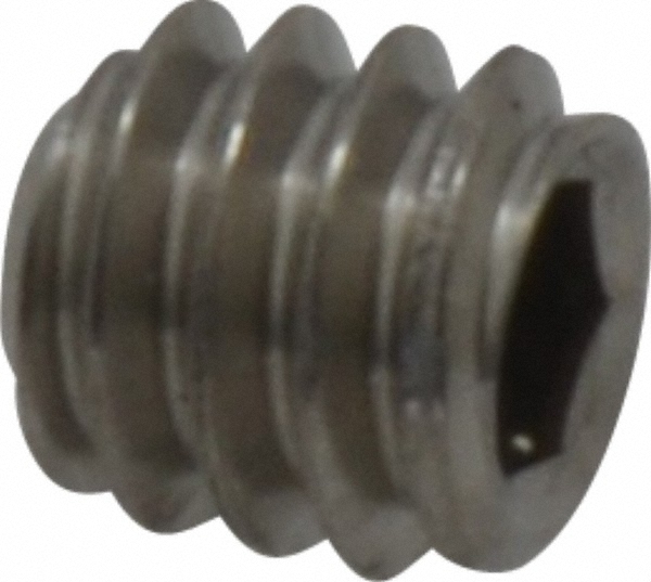 Value Collection 703363PR Set Screw: 1/4-20 x 1/4", Flat Point, Stainless Steel, Austenitic Grade A2 Image