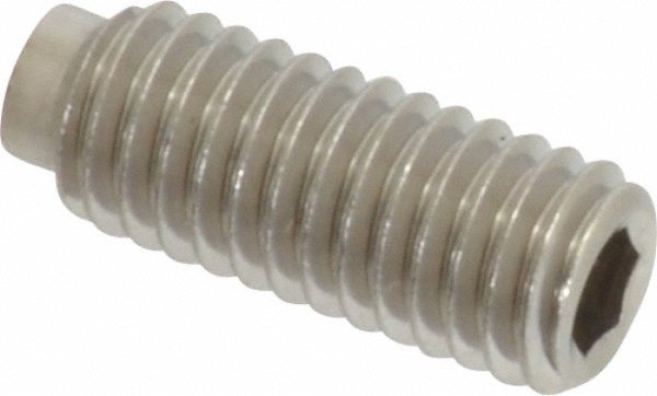 Value Collection 706343PR Set Screw: #10-32 x 1/2", Half Dog Point, Stainless Steel, Austenitic Grade A2 Image