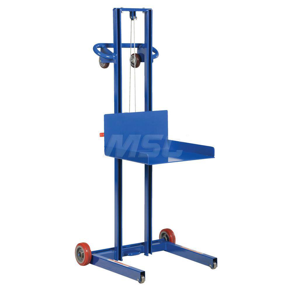  LLPW-500-FW Mobile Hand Lift Table: 500 lb Capacity, 20" Platform Width, 20" Platform Length 