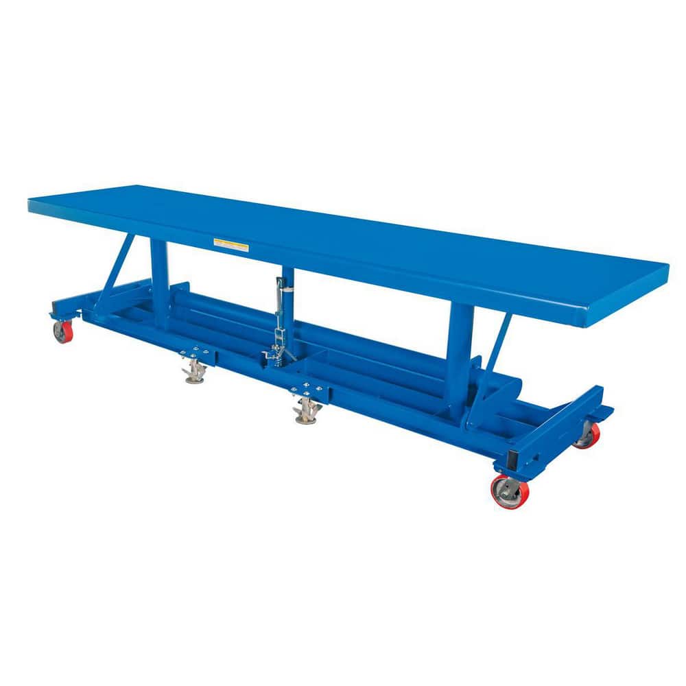  LDLT-30120 Mobile Air Lift Table: 2,000 lb Capacity, 31" Lift Height, 30 x 120" Platform 