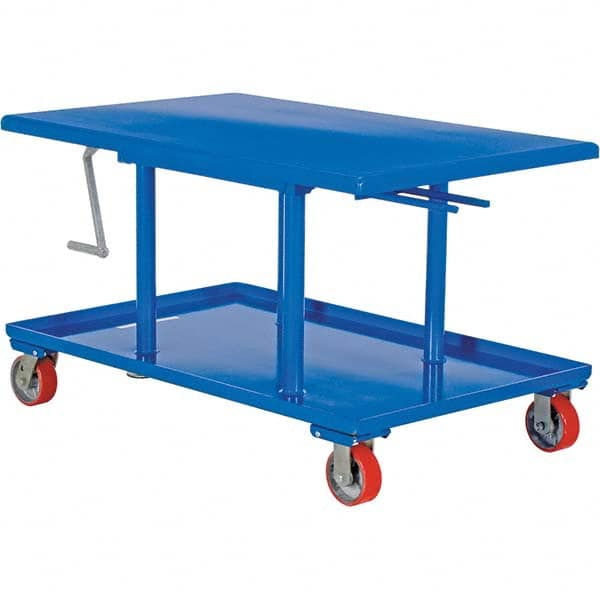  MT-3042-HP Mobile Hand Lift Table: 2,000 lb Capacity, 30" Platform Width, 42" Platform Length 