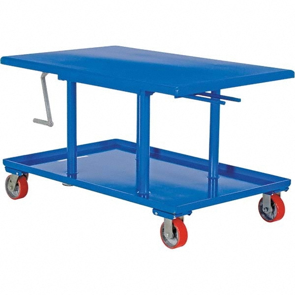  MT-3042-HP Mobile Hand Lift Table: 2,000 lb Capacity, 30" Platform Width, 42" Platform Length Image