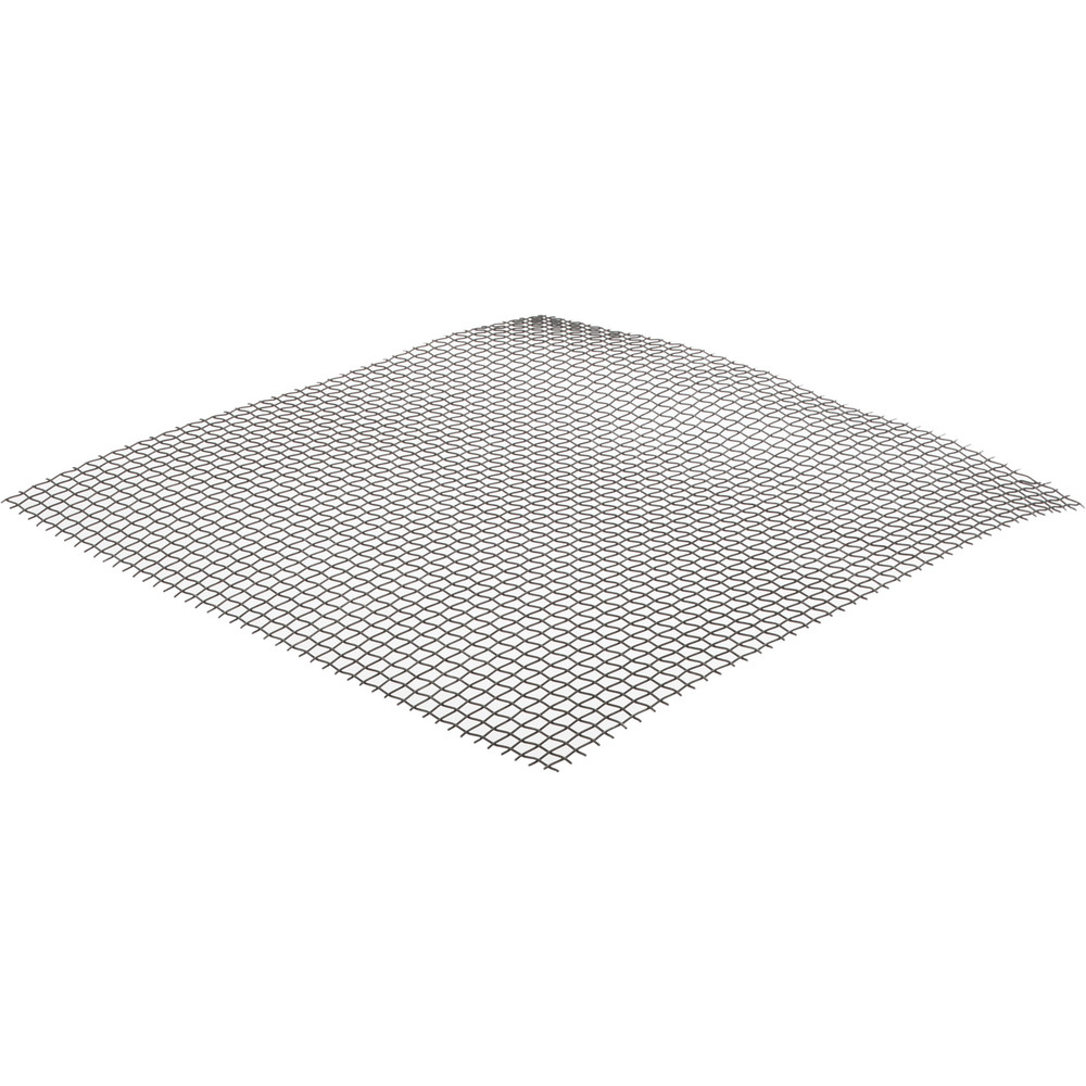 Wire Cloth: 20 Wire Gauge, 0.035" Wire Dia, Steel - 0.215" Width Opening, 12" OAW