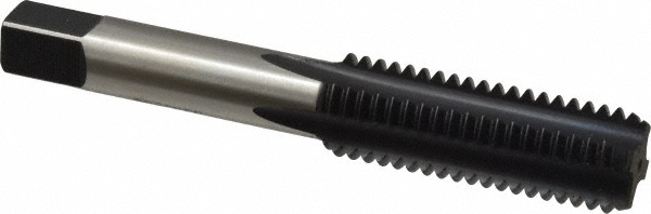 OSG 1603607 9/16-12 Bottoming RH H3 Nitride/Oxide High Speed Steel 4-Flute Straight Flute Hand Tap Image
