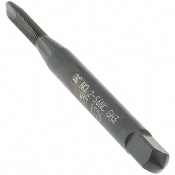 Osg 2 56 Unc 2 Flute Oxide Finish High Speed Steel Spiral Point Tap