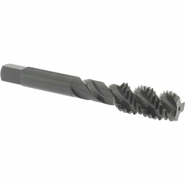 OSG 1432101 Spiral Flute Tap: 1/2-13, UNC, 3 Flute, Bottoming, 3B Class of Fit, High Speed Steel, Oxide Finish Image