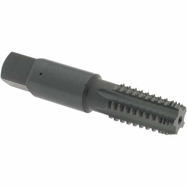 1/8-27 NPT, 5 Flutes, Oxide Finish, High Speed Steel, Interrupted Thread Pipe Tap