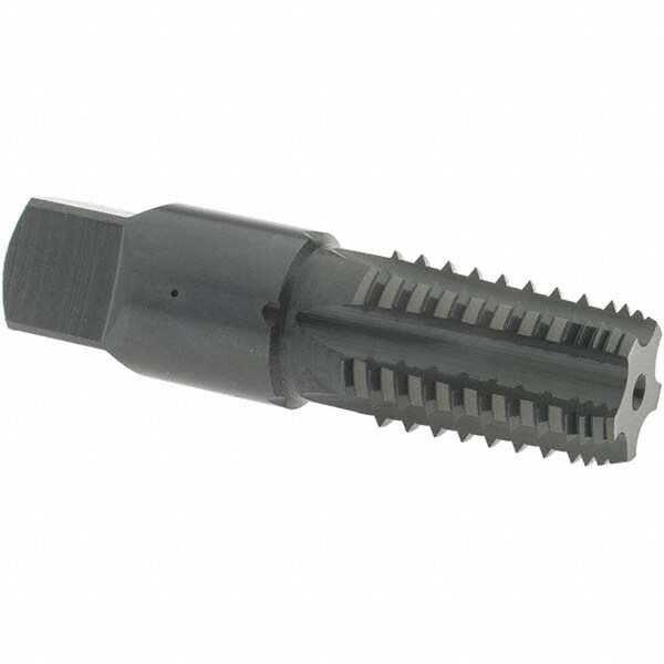 3/8-18 NPT, 5 Flutes, Oxide Finish, High Speed Steel, Interrupted Thread Pipe Tap