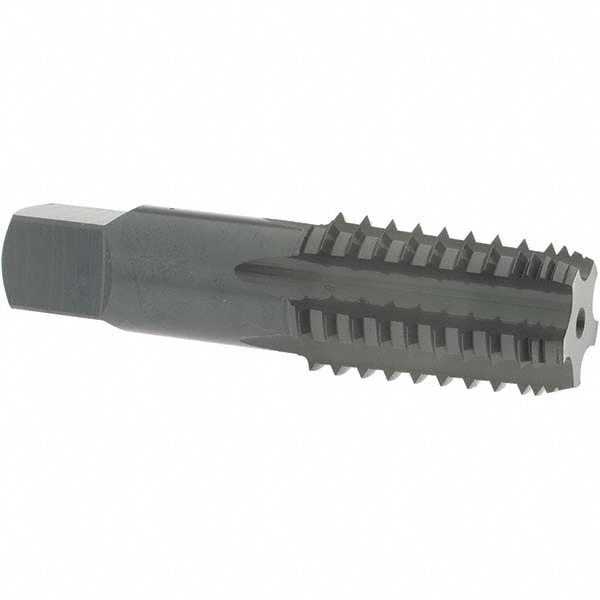 1/2-14 NPT, 5 Flutes, Oxide Finish, High Speed Steel, Interrupted Thread Pipe Tap