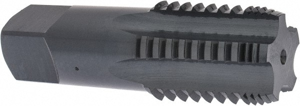 3/4-14 NPT, 5 Flutes, Oxide Finish, High Speed Steel, Interrupted Thread Pipe Tap