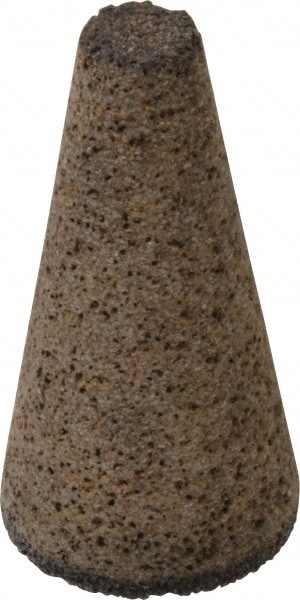 Abrasive Square Tip Cone: Type 17, Very Coarse, 5/8-11 Arbor Hole