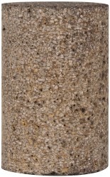 Abrasive Square Tip Plug: Type 18, Very Coarse, 3/8-24 Arbor Hole