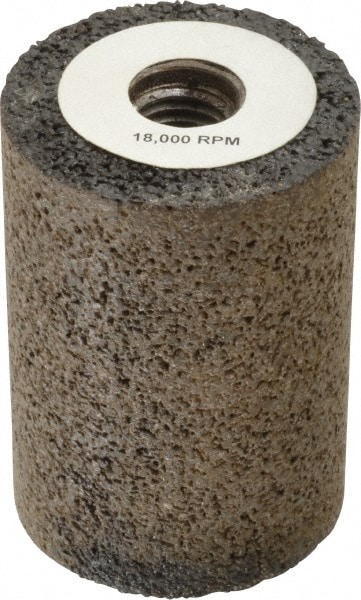 Abrasive Square Tip Plug: Type 18, Very Coarse, 5/8-11 Arbor Hole