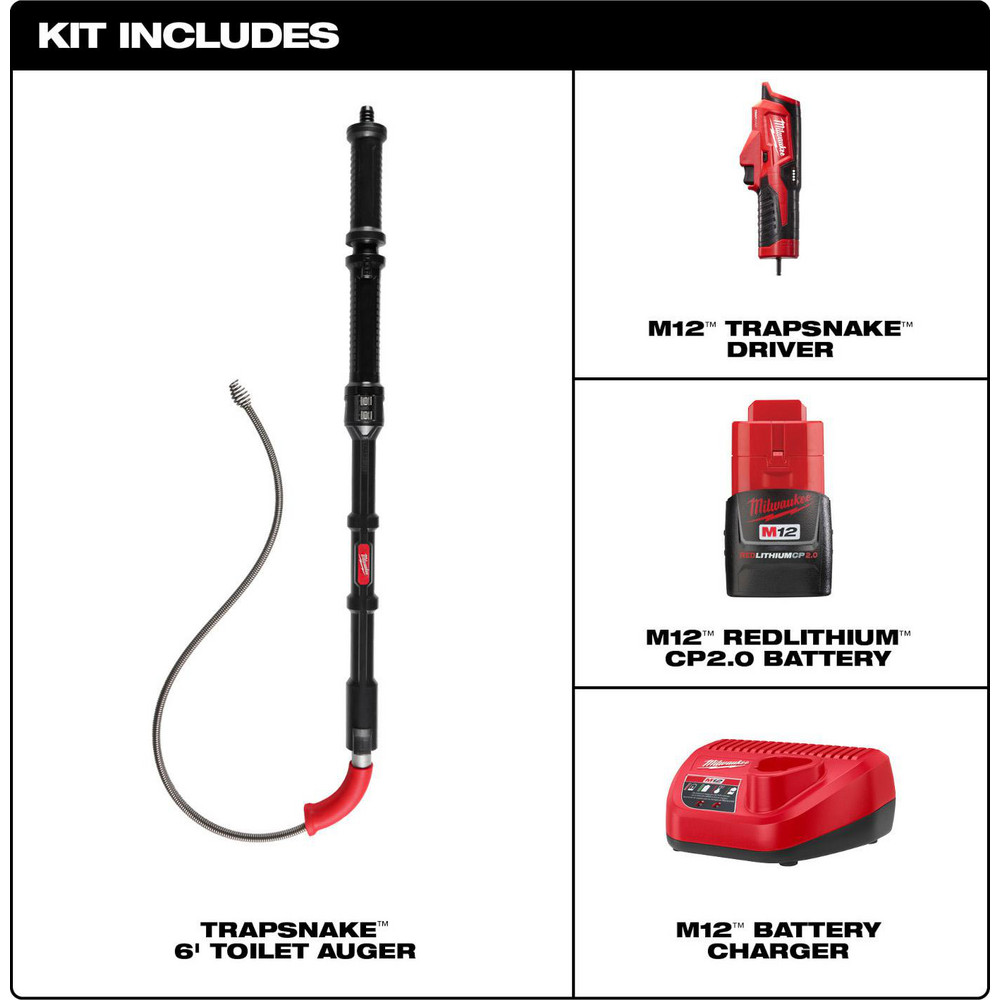Milwaukee Tool Electric & Gas Drain Cleaning Machines; Machine Type