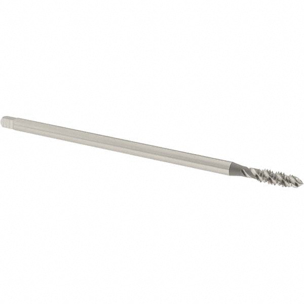 Extension Tap: 1/4-20, 3 Flutes, H3, Bright/Uncoated, High Speed Steel, Spiral Flute
