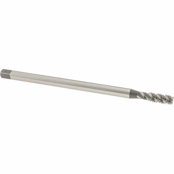 Extension Tap: 5/16-18, 3 Flutes, H3, Bright/Uncoated, High Speed Steel, Spiral Flute