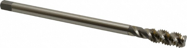 Extension Tap: 7/16-14, 3 Flutes, H3, Bright/Uncoated, High Speed Steel, Spiral Flute