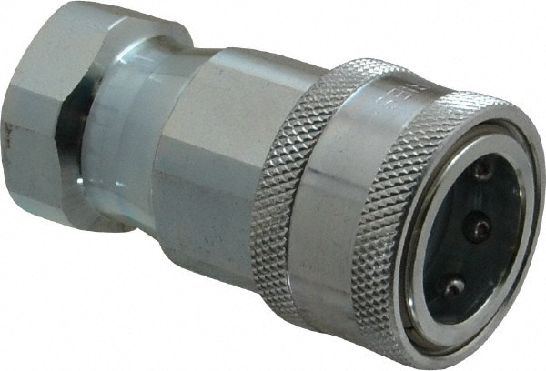 Parker 1717228 Hydraulic Hose Female Pipe Rigid Fitting: 1/2", 1/2", 4,000 psi Image