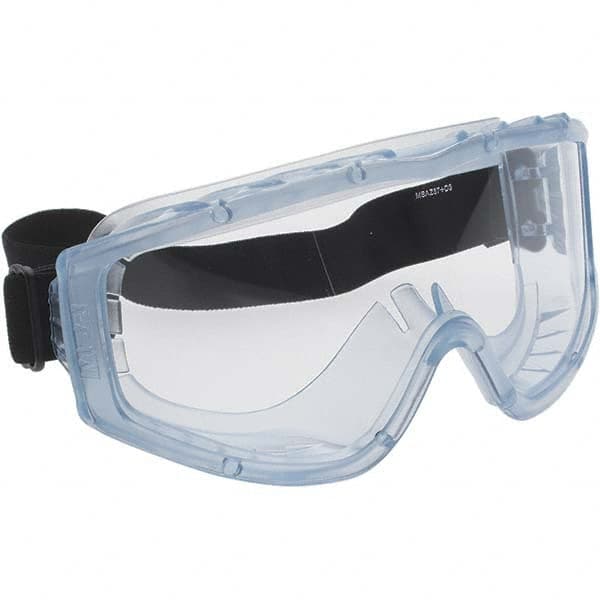 MSA 10106281 Safety Goggles: Chemical Splash, Anti-Fog, Clear 