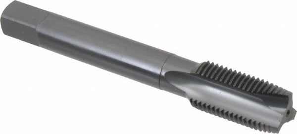 OSG 1725101 Spiral Point Tap: 9/16-18, UNF, 3 Flutes, Plug, Vanadium High Speed Steel, Oxide Finish Image