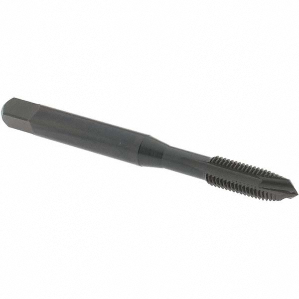 Spiral Point STI Tap: #10-32 UNF, 3 Flutes, Plug, Vanadium High Speed Steel, Oxide Finish