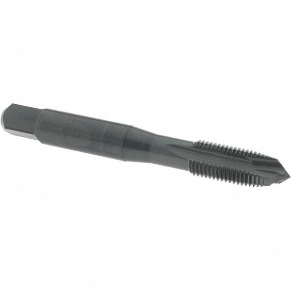 Spiral Point STI Tap: 5/16-24 UNF, 3 Flutes, Plug, Vanadium High Speed Steel, Oxide Finish